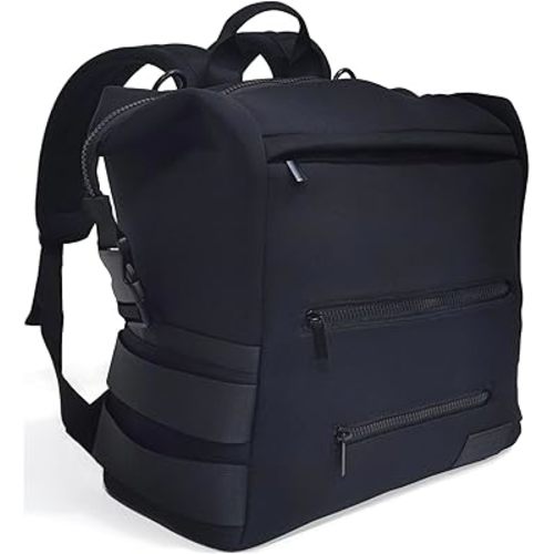 Neoprene Diaper Bag Backpack with changing pad, Large Diaper Backpack, Water-Resistant ,Wet Bag and Pouch, Stroller Straps, Baby Bag for Mom Dad