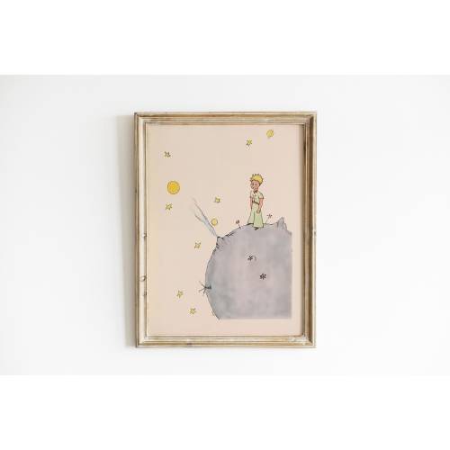The Little Prince Fine Art Print, Le Petit Prince Book Cover Poster, The Little Prince Fan Gift, Antoine de Saint-Exupéry