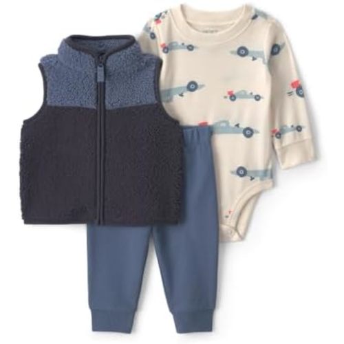 Carter's Baby Boys' 3-piece Bodysuit Pant Sets