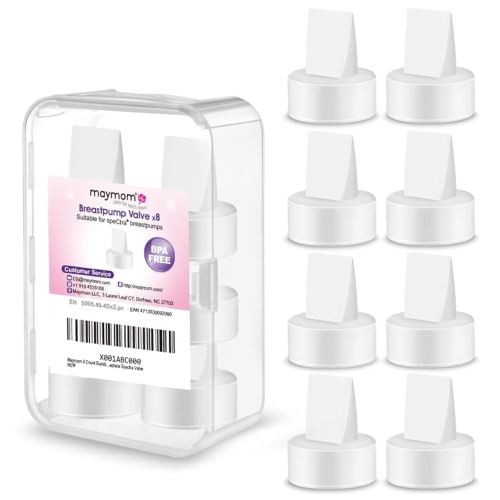Maymom 8 Count Duckbill Valves for Spectra S1 Spectra S2 Spectra 9 Plus. Not Original Spectra Pump Parts Replace Spectra Duckbill Valve Not Original Spectra S2 Accessories Work w Spectra (White)