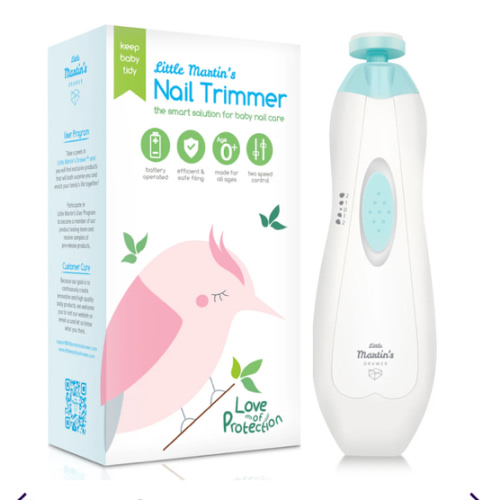 Baby Nail File with Light, Little Martin's Electric Baby Nail Trimmer (Blue/Pink) – Little Martin's Drawer