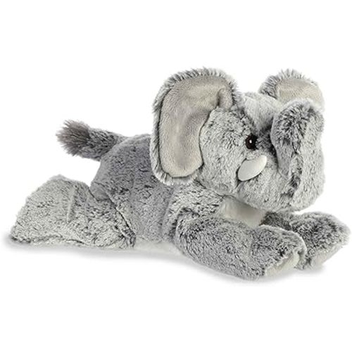 Aurora® Adorable Flopsie™ Leroy Elephant™ Stuffed Animal - Used to Create Imaginative Play Adventures - Perfect for Birthdays, Kids and Adults, All Ages - Gray 12.5 Inches