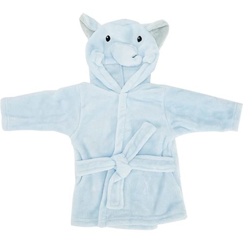 Hudson Baby Unisex Baby Plush Animal Face Bathrobe - 0-9 Months