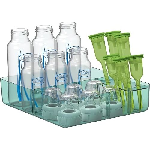 Dr. Brown's Baby Bottle Storage Tray, BPA-Free, Green