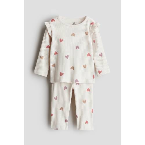 RIBBED COTTON SET