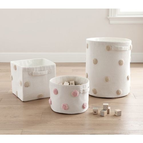 Embroidered Dot Hamper