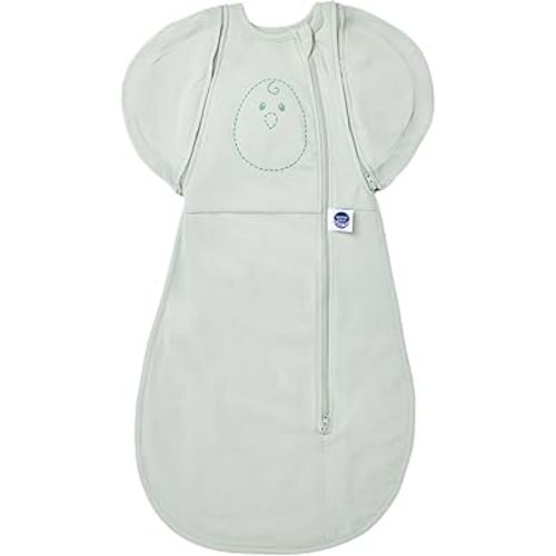 Nested Bean Air 6-in-1 Adaptable Baby Sleep Sack – Comfort & Safety for Natural Sleep, Preferred Arm Position Reduces Startle Reflex, Better Sleep for Baby, NB (7-13lbs) Sage