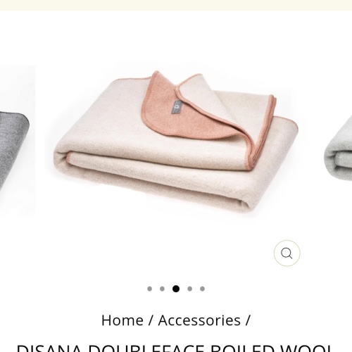 Disana Doubleface Boiled Wool Blanket
