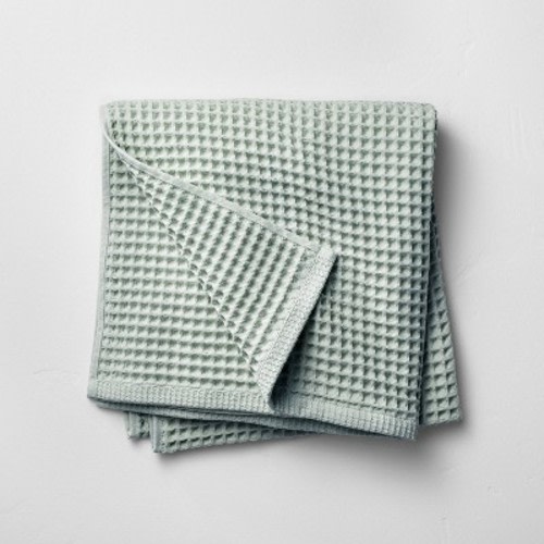 Waffle Bath Towel - Casaluna™, Color: Teal Blue, Size: Bath Towel