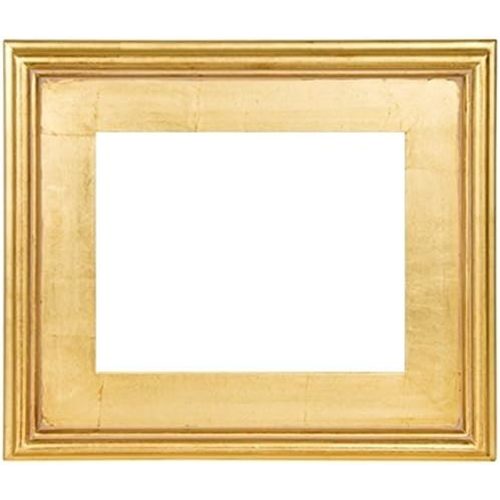 Creative Mark Plein Air Wooden Picture Frame - 5X7 Gold - Professional Single Frame for Art Panels, Stretched Canvas, Pictures and More, Glass and Backing not Included