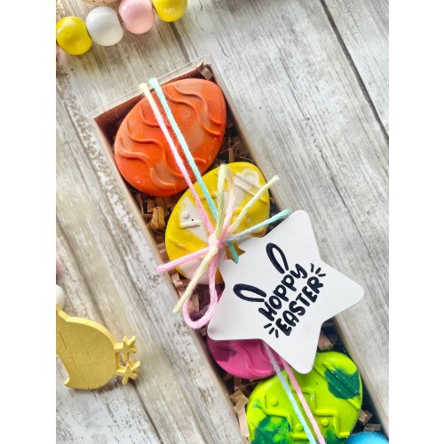 Egg Easter Crayons | Custom Gifts for Kids | Kids Easter Basket | Egg Crayon | Egg Shaped Crayons | Easter Basket Stuffer | Kids Gifts