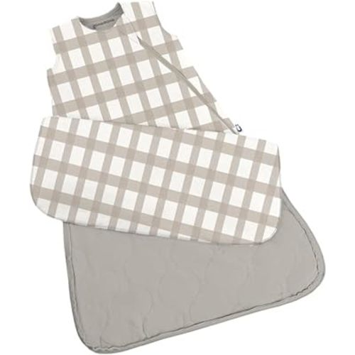 GUNAMUNA günamüna Unisex Baby, Toddler Wearable Blanket, Sleeping Bag Bamboo Rayon, Sleep Sack with Diaper Zipper, 1.0 TOG