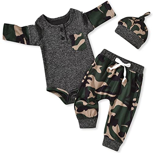 Aalizzwell Newborn Infant Baby Boys Fall Winter Outfit