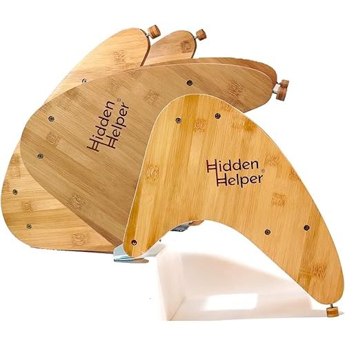 Hidden Helper Toddler Step Stool, Wooden Two Step Stool for Bathroom Sink & Kitchen, Kids Stool for Bathroom, Kitchen Stool for Toddlers