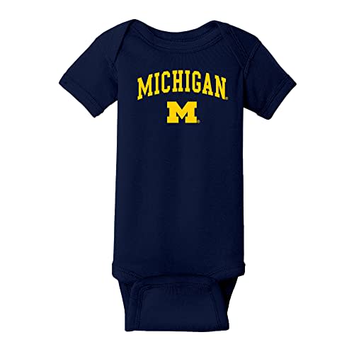 NCAA Arch Logo, Team Color Infant Creeper Bodysuit, College, University