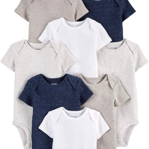 Simple Joys by Carter's Baby 8-Pack Short-Sleeve Bodysuit