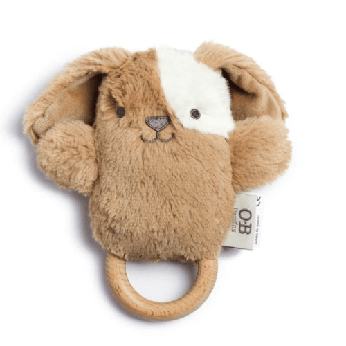 Duke Dog Soft Rattle Toy