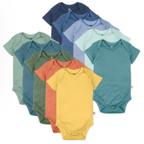10-Pack Organic Cotton Short Sleeve Bodysuits | Honest Baby Clothing