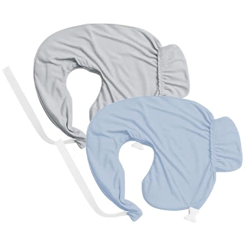 Nursing Pillow Covers Compatible with Breast Feeding Pillow Nursing Pillow (2 Pack Covers-Pillow NOT Included)