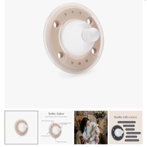 Ninni Pacifier Oatmeal 1 Pack