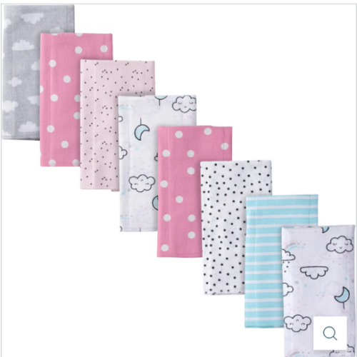 8-Pack Baby Girls Clouds Flannel Burp Cloths – Gerber Childrenswear