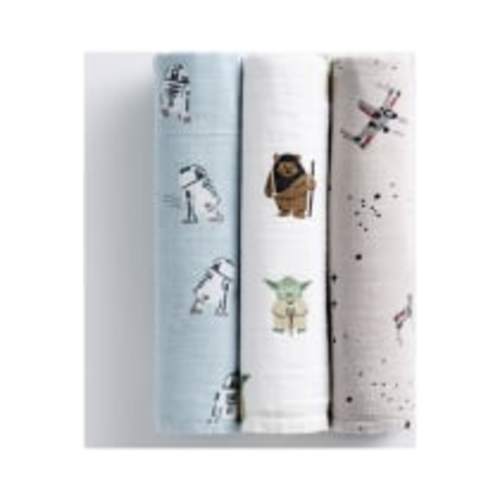 Pottery Barn Kids Star Wars Muslin Swaddle Set