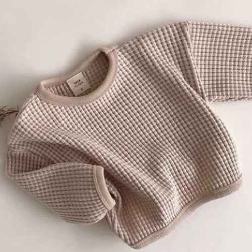 Baby Solid Color Waffle T-shirt