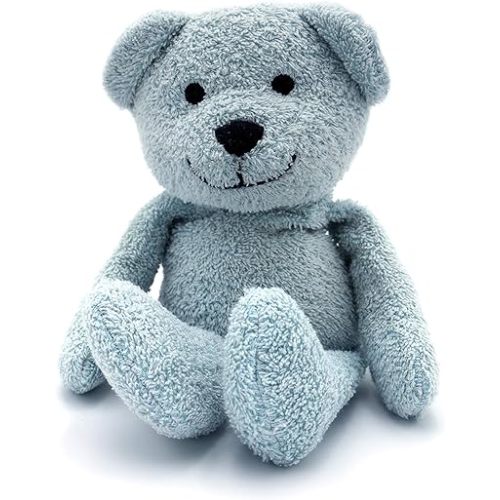 Thermal-Aid Zoo Animals - Buckley The Blue Bear - Heatable Therapeutic Stuffed Animals for Kids - Hot & Cold Therapy - Ice Pack & Heating Pack