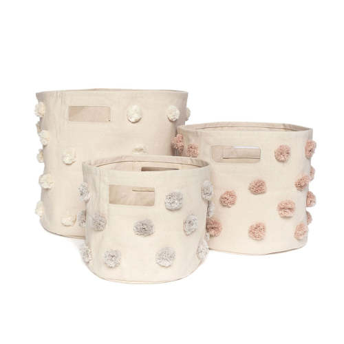 Pehr Your Own - Pom Pom Storage Bundle (blush, rose, Natural)