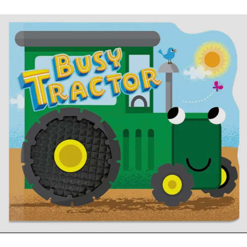 Busy tractor kids book