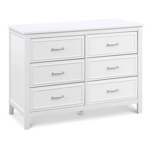 Davinci Charlie 6-drawer Double Dresser - White
