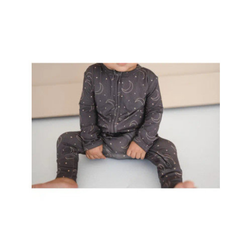 Harp Angel Boutique Midnight Moon Bamboo Zipper Romper