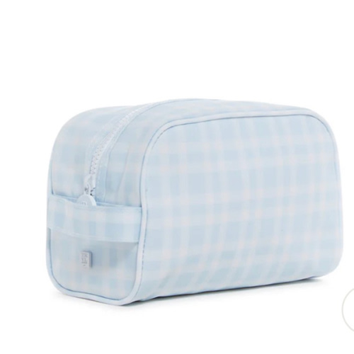 Stow It - Pimlico Plaid Blue Dopp Bag
