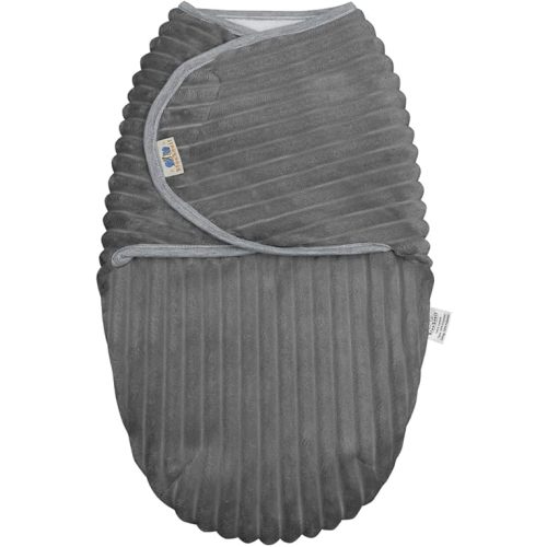BlueSnail Newborn Baby Swaddle, Easy Wrap Receiving Blanket, Newborn Essentials Must Have (S,0-3 Months, Gray)