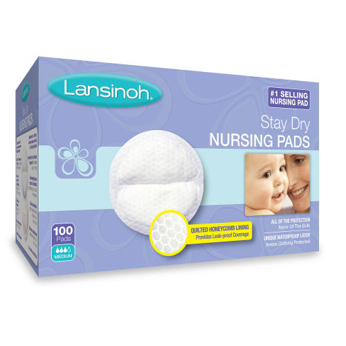 Lansinoh Stay-Dry Leak-Proof Nursing Pads, 100 ct. - Sam's Club