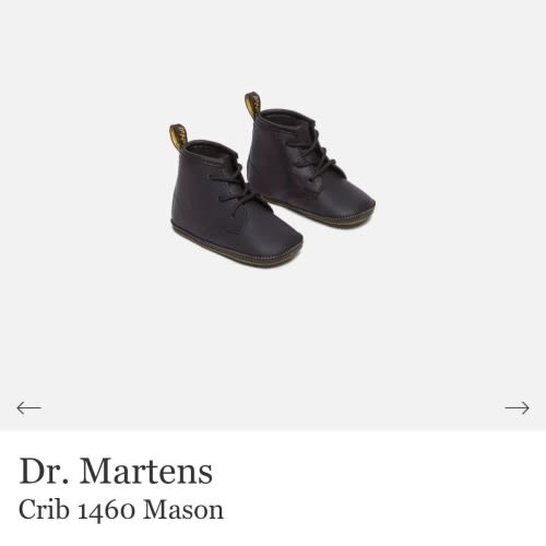 Dr. Martens Crib 1460 Mason - Black