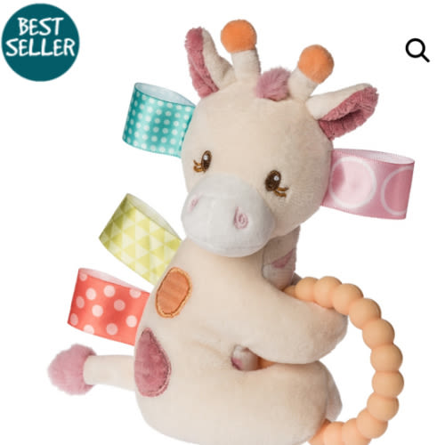 Taggies Tilly Giraffe Teether Rattle - 5" - Mary Meyer Stuffed Toys