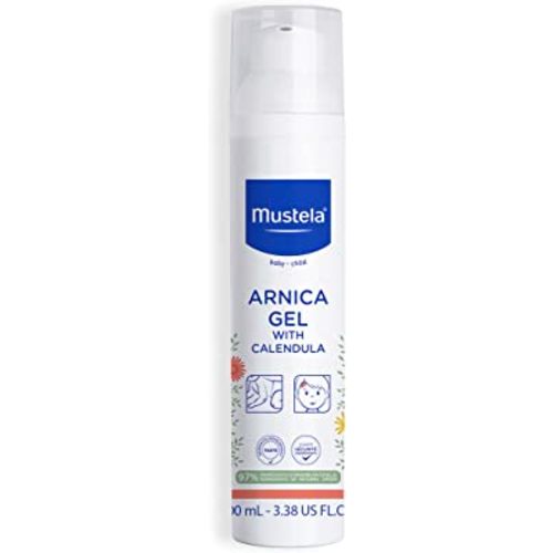 Mustela Baby Arnica Gel with Calendula - Soothing Gel for Boo Boos - Fragrance-Free, Alcohol-Free & Vegan - 3.38 fl. oz, White