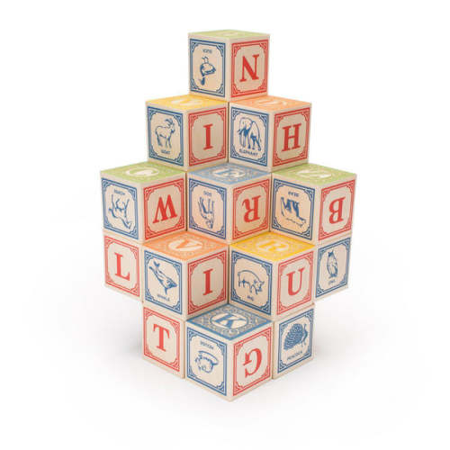 Lowercase Uncle Goose Classic ABC Blocks