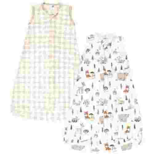 Hudson Baby Infant Boy Cotton Sleeveless Wearable Sleeping Bag, Sack, Blanket, Boy Woodland Pals, 3-9 Months