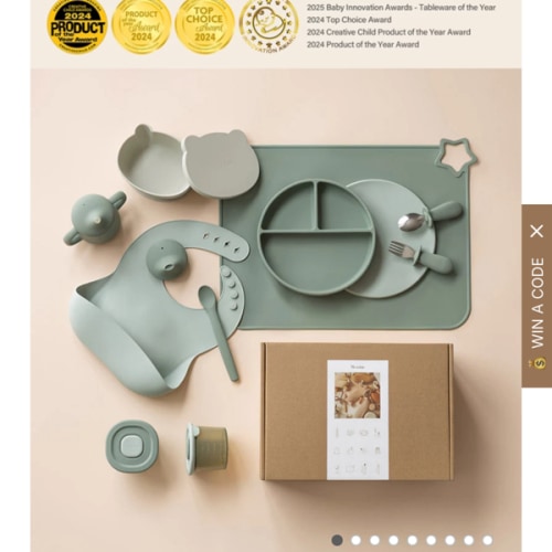 First Bites Gift Set (Sage/Mint)