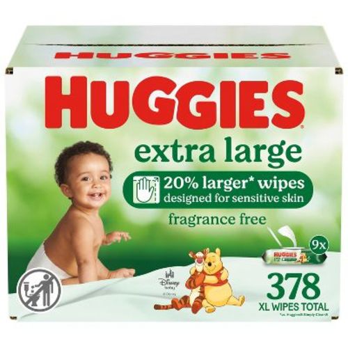 Huggies Natural Care Sensitive Baby Wipes - XL - 378ct