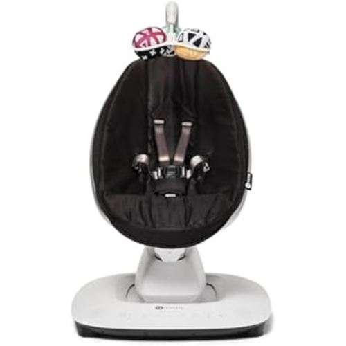 4moms MamaRoo Multi-Motion Baby Swing, Bluetooth Enabled with 5 Unique Motions, Black