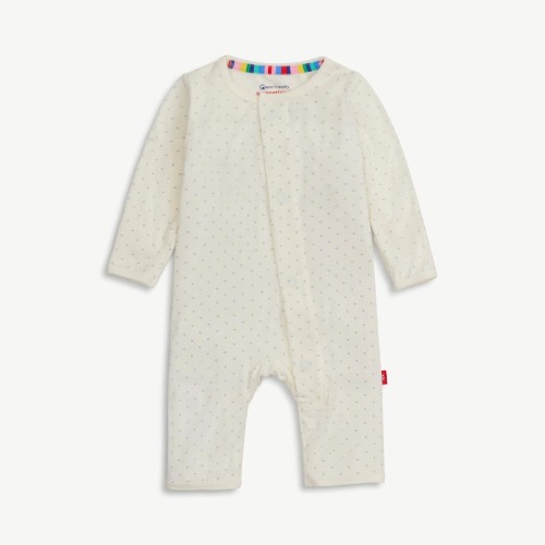 pin dot cream modal magnetic fuss free coverall – Magnetic Me