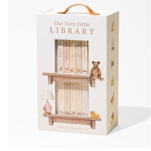 Our Very Little Library Board Book Set: A Foundational Language Vocabulary Board Book Set for Babies (Tabitha Paige Children's Book Series)