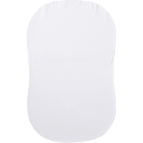 HALO - Bassinest Fitted Sheet | 100% Organic Cotton -White - white ,