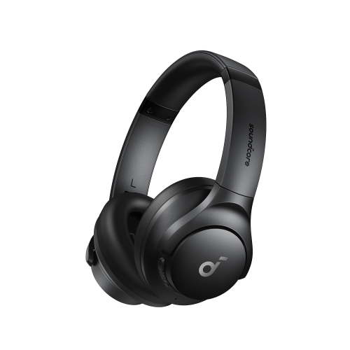 Anker Soundcore Q20i Over-Ear Headphones with Active Noise Cancelling, Deep Bass, and 40-Hour Playtime, Black, New