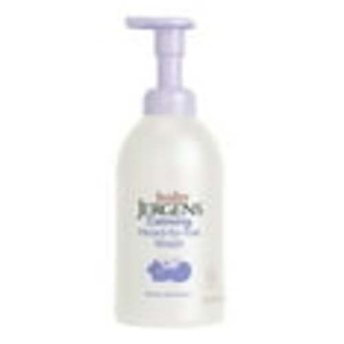 Baby Jergens Calming Head-to-Toe Foaming Wash, Tear-free Baby Shampoo and Body Wash, 18 fl oz