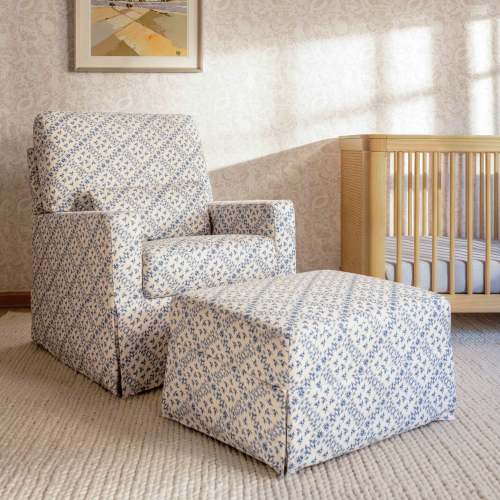 Namesake Sarah Flint x Namesake Crawford Gliding Ottoman in Eco-Performance Fabric | Water Repellent & Stain Resistant
