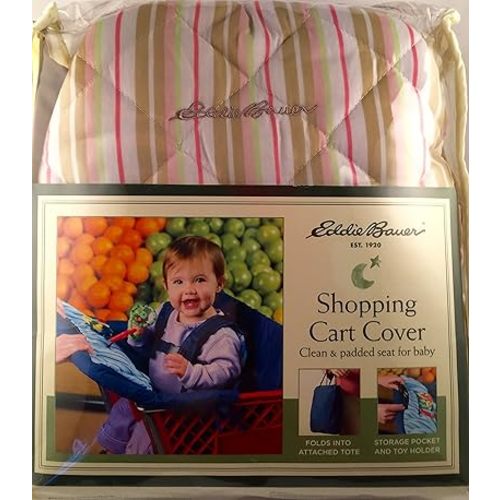 Eddie Bauer Shopping Cart Cover - Pink Patterns Vary